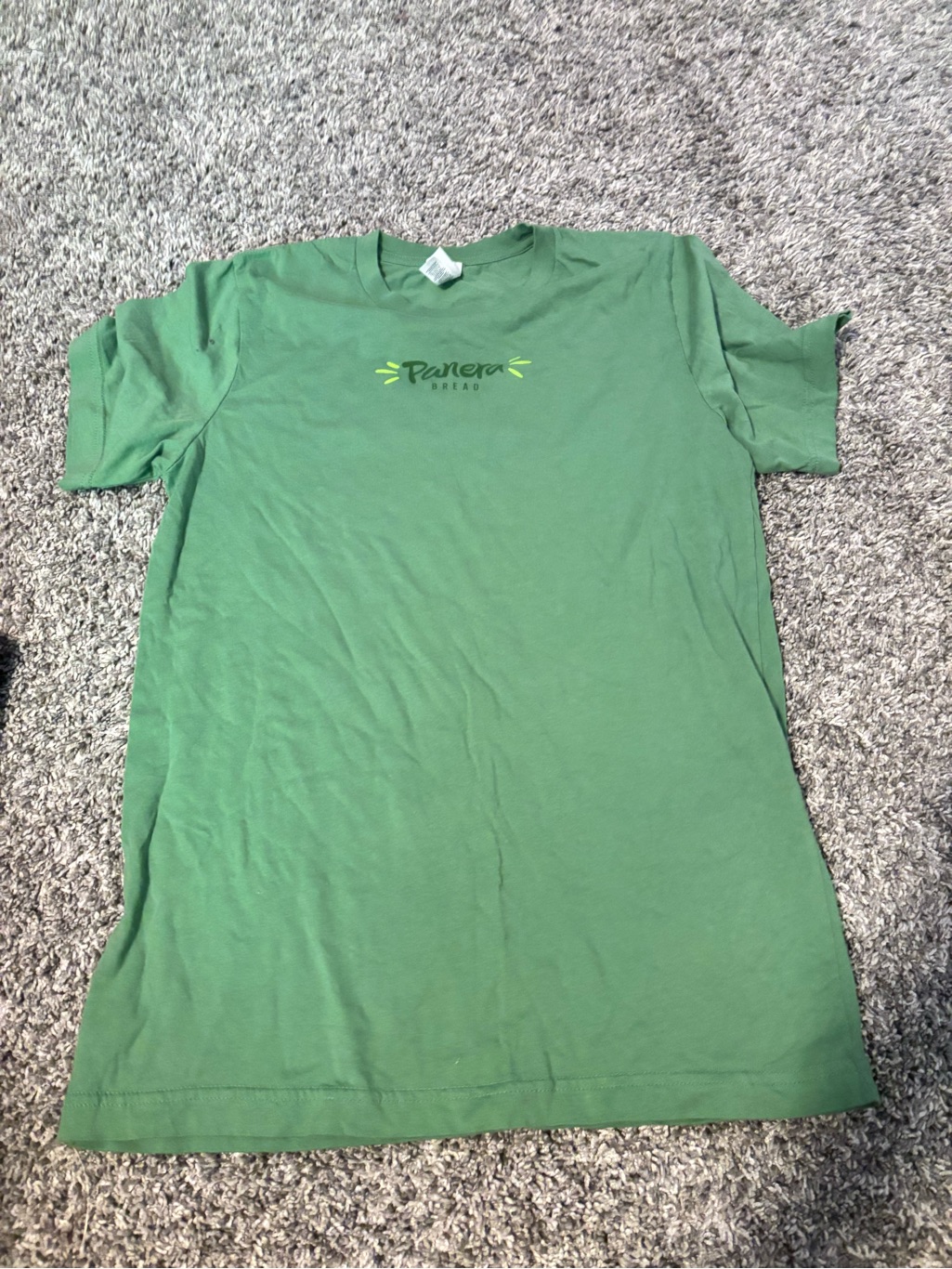 Panerai Green Logo Crewneck Short Sleeve Tee